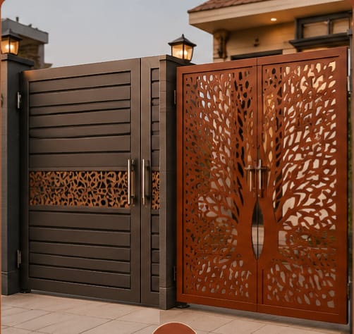 Laser cutting and profile gate